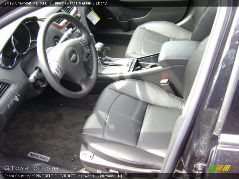 Black Granite Metallic / Ebony 2012 Chevrolet Malibu LTZ