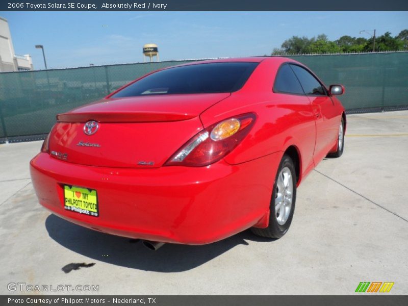 Absolutely Red / Ivory 2006 Toyota Solara SE Coupe