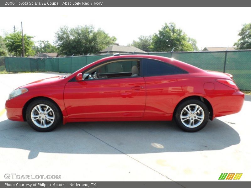 Absolutely Red / Ivory 2006 Toyota Solara SE Coupe