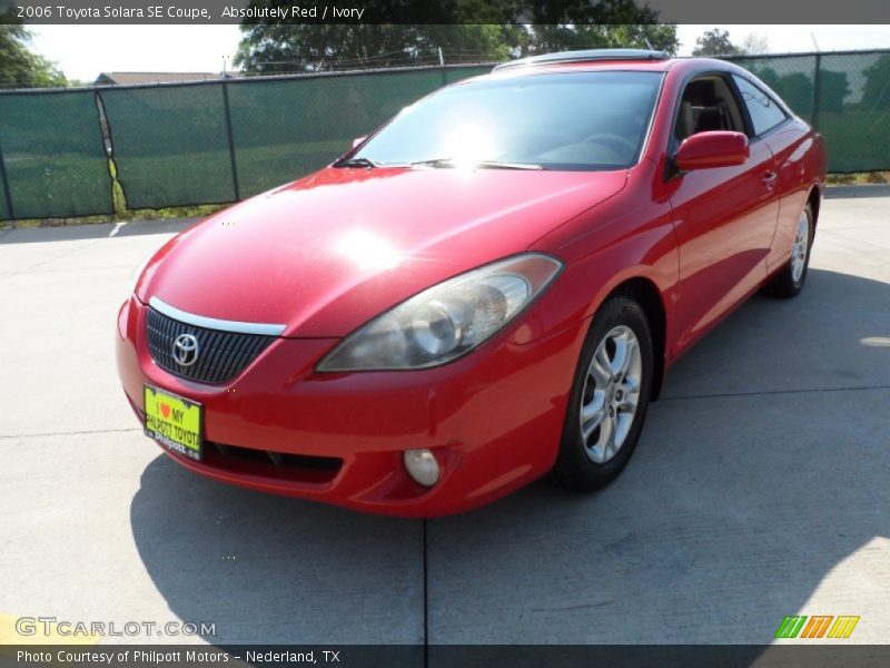 Absolutely Red / Ivory 2006 Toyota Solara SE Coupe