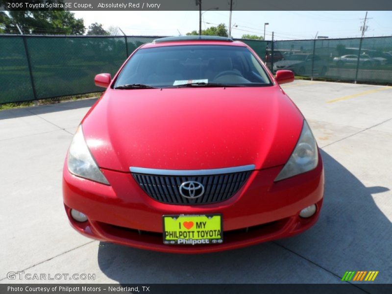 Absolutely Red / Ivory 2006 Toyota Solara SE Coupe