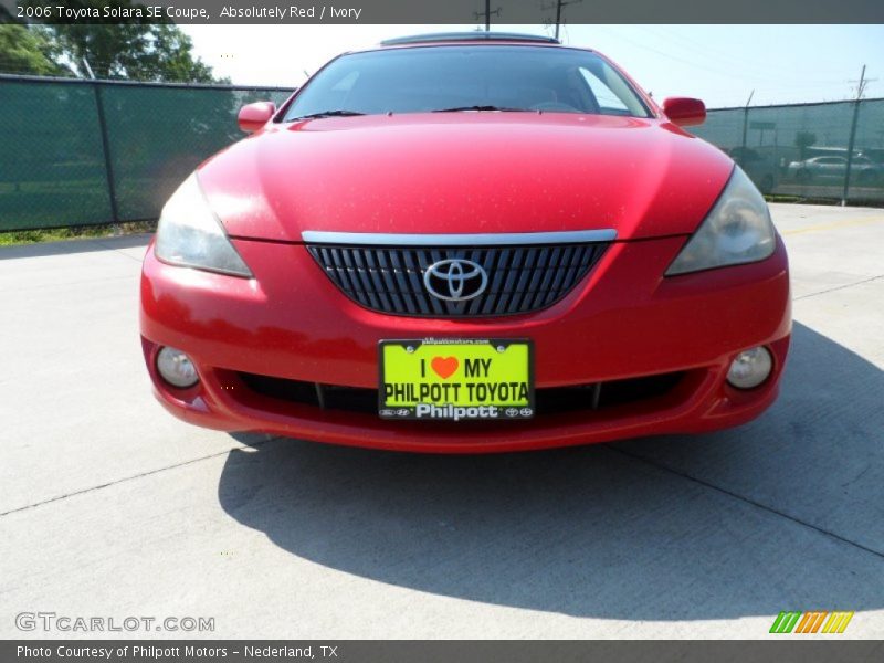 Absolutely Red / Ivory 2006 Toyota Solara SE Coupe
