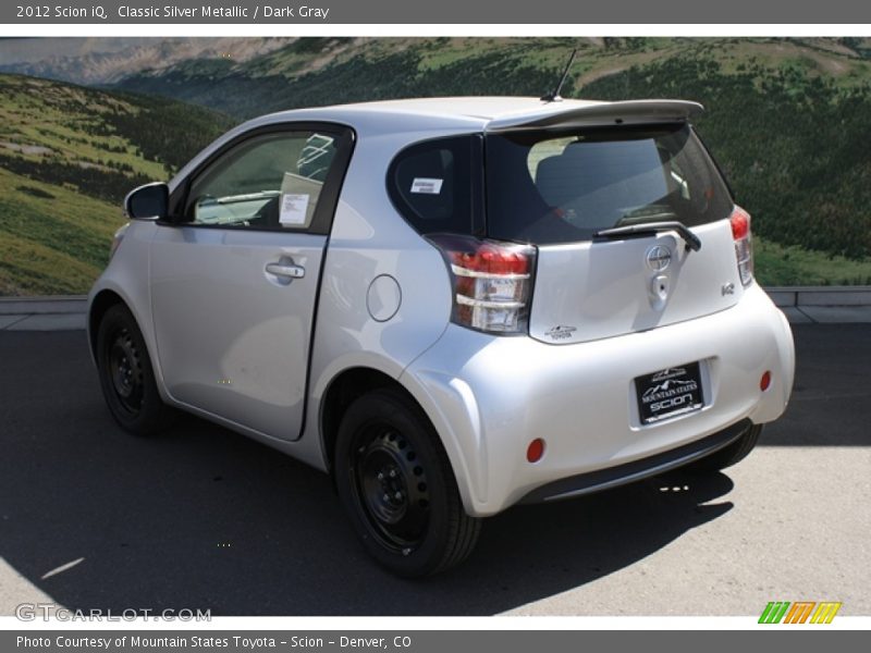 Classic Silver Metallic / Dark Gray 2012 Scion iQ