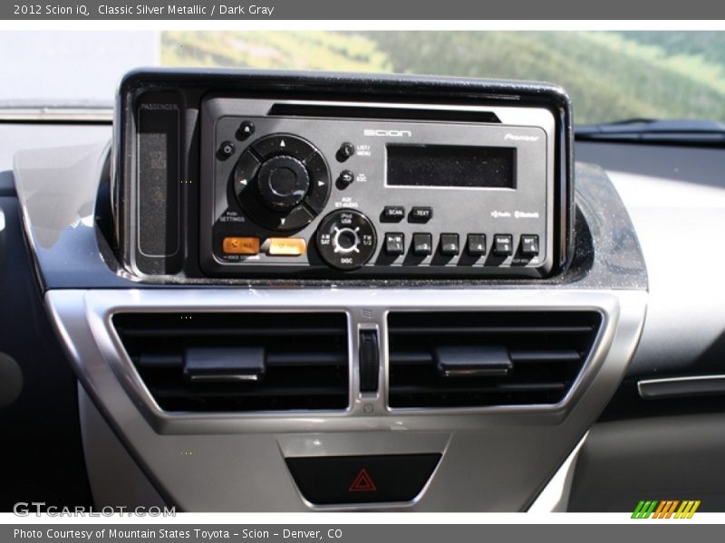 Classic Silver Metallic / Dark Gray 2012 Scion iQ