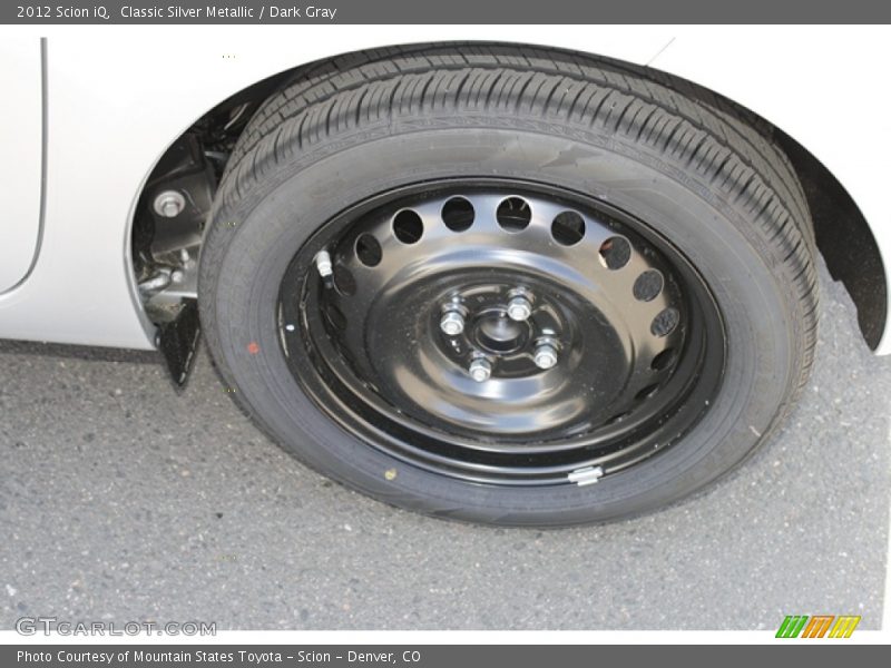Classic Silver Metallic / Dark Gray 2012 Scion iQ