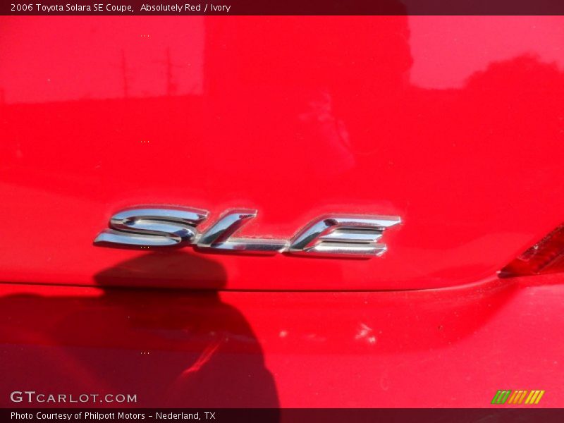 Absolutely Red / Ivory 2006 Toyota Solara SE Coupe