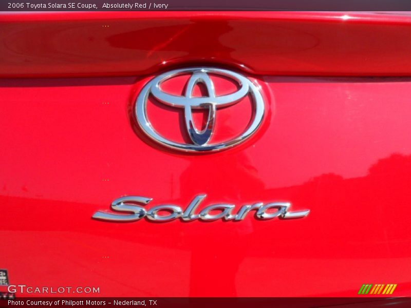 Absolutely Red / Ivory 2006 Toyota Solara SE Coupe