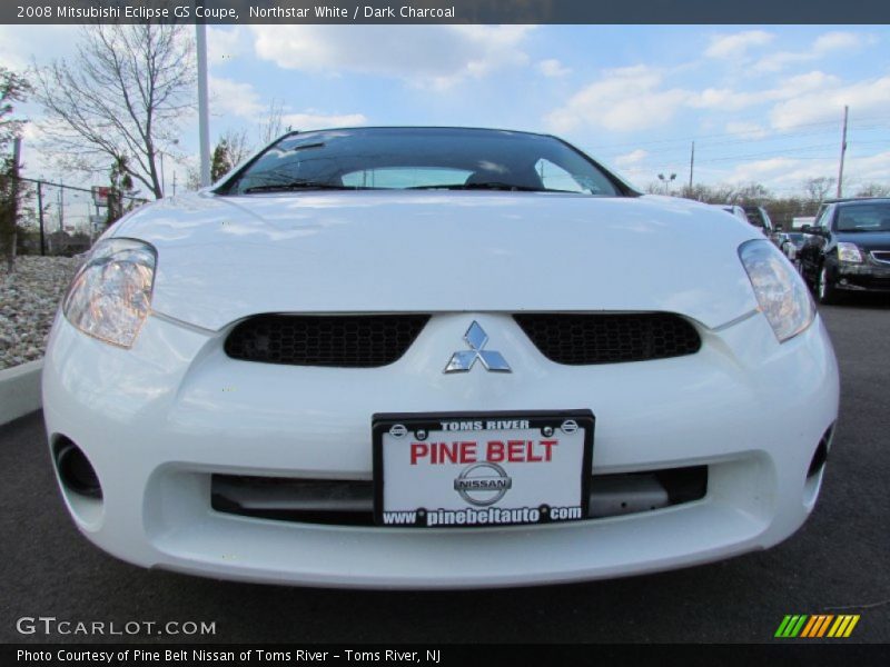 Northstar White / Dark Charcoal 2008 Mitsubishi Eclipse GS Coupe