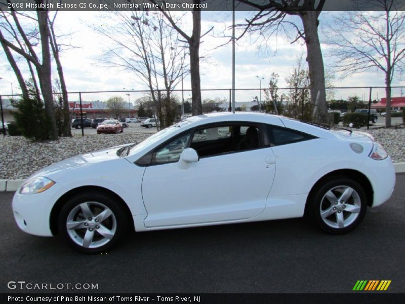 Northstar White / Dark Charcoal 2008 Mitsubishi Eclipse GS Coupe
