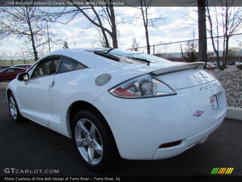 Northstar White / Dark Charcoal 2008 Mitsubishi Eclipse GS Coupe
