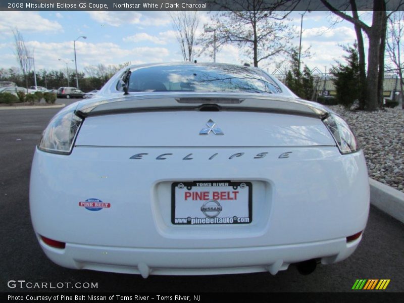 Northstar White / Dark Charcoal 2008 Mitsubishi Eclipse GS Coupe