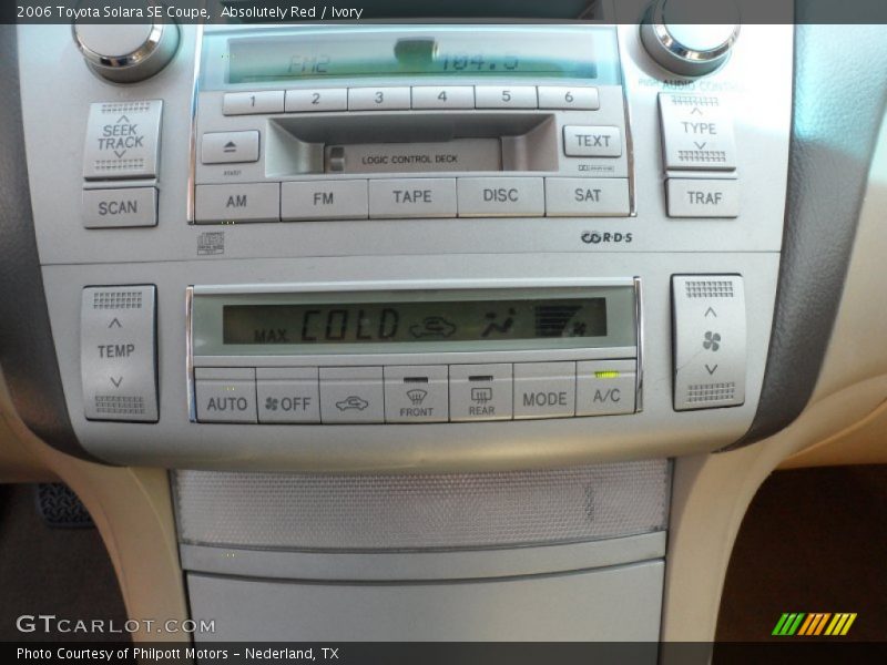 Absolutely Red / Ivory 2006 Toyota Solara SE Coupe
