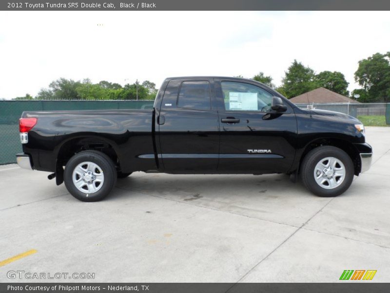 Black / Black 2012 Toyota Tundra SR5 Double Cab