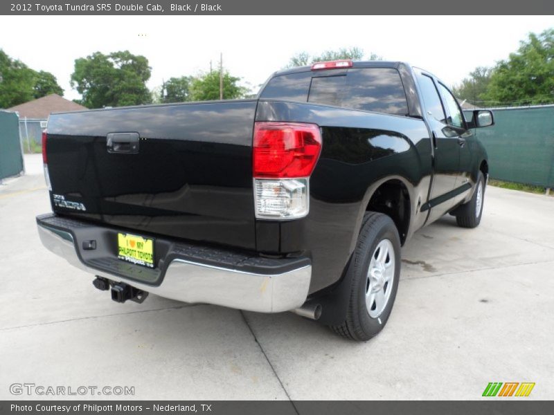 Black / Black 2012 Toyota Tundra SR5 Double Cab