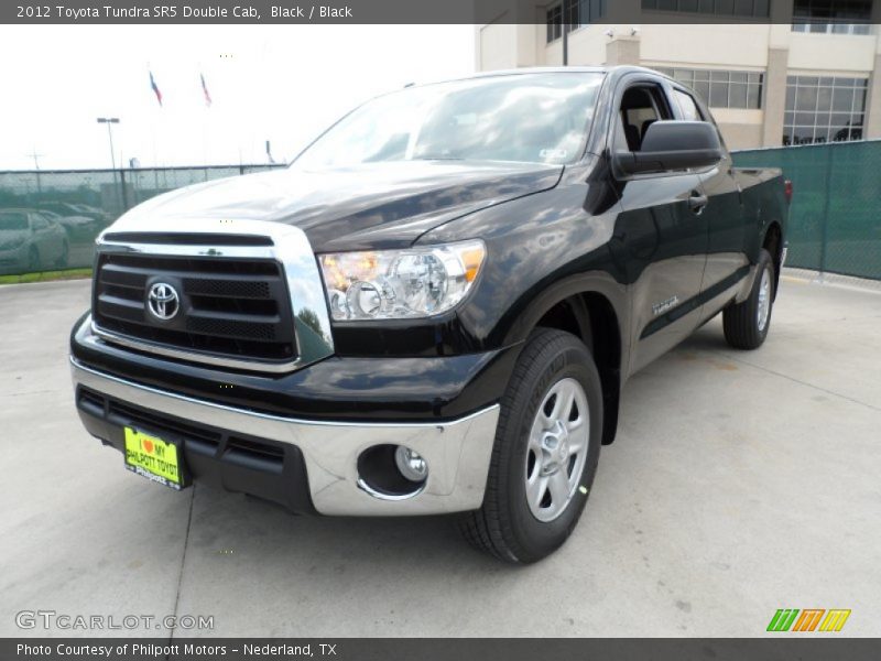 Black / Black 2012 Toyota Tundra SR5 Double Cab