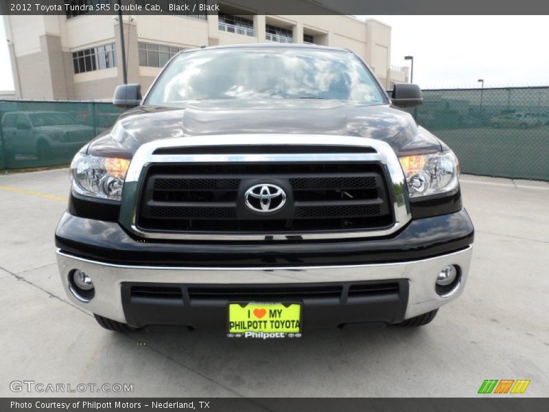 Black / Black 2012 Toyota Tundra SR5 Double Cab