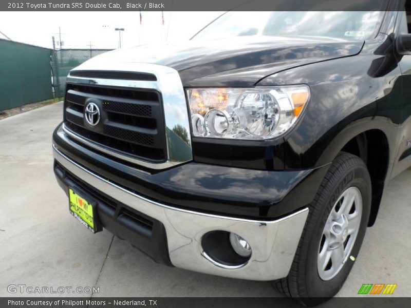 Black / Black 2012 Toyota Tundra SR5 Double Cab
