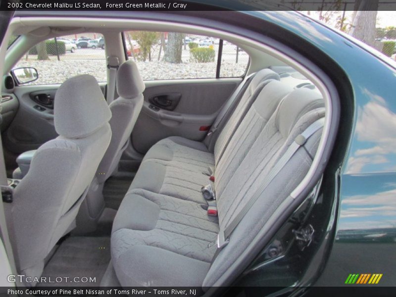 Forest Green Metallic / Gray 2002 Chevrolet Malibu LS Sedan