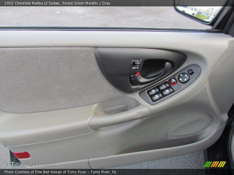 Forest Green Metallic / Gray 2002 Chevrolet Malibu LS Sedan