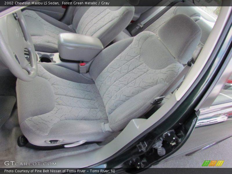 Forest Green Metallic / Gray 2002 Chevrolet Malibu LS Sedan