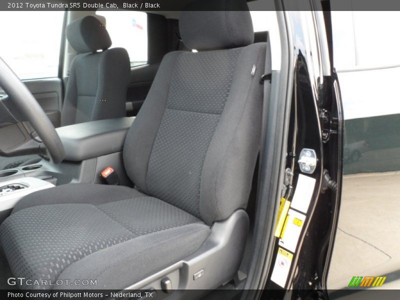 Black / Black 2012 Toyota Tundra SR5 Double Cab