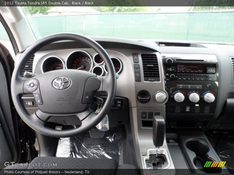Black / Black 2012 Toyota Tundra SR5 Double Cab