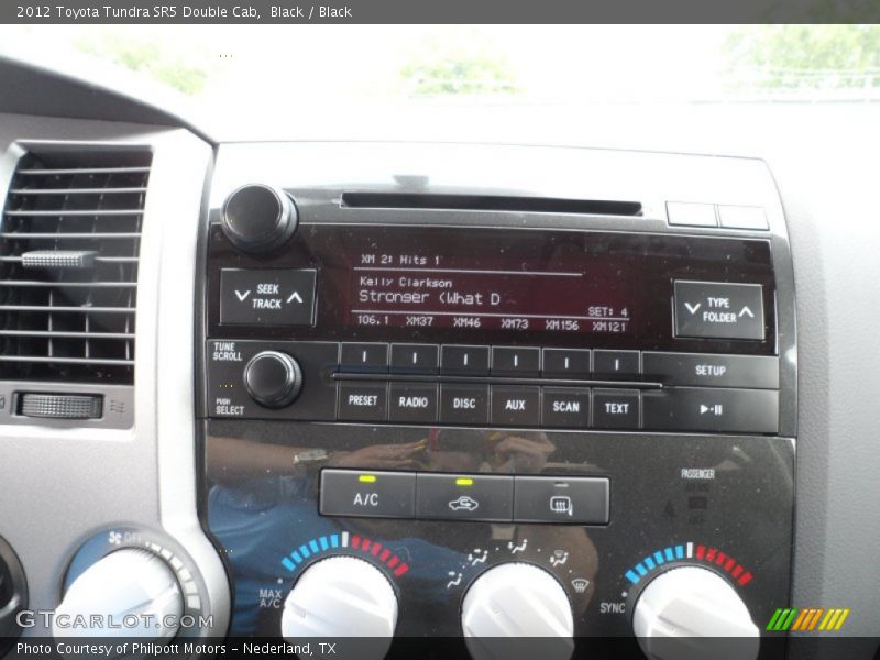 Black / Black 2012 Toyota Tundra SR5 Double Cab