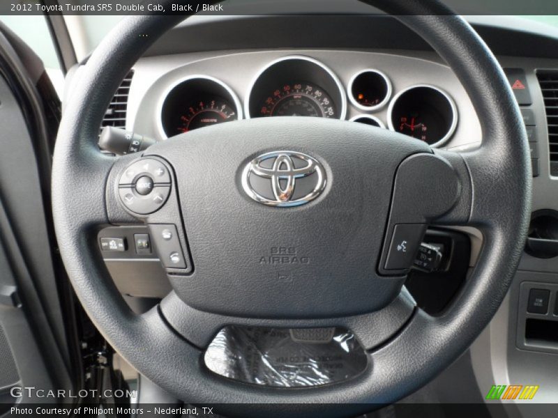 Black / Black 2012 Toyota Tundra SR5 Double Cab