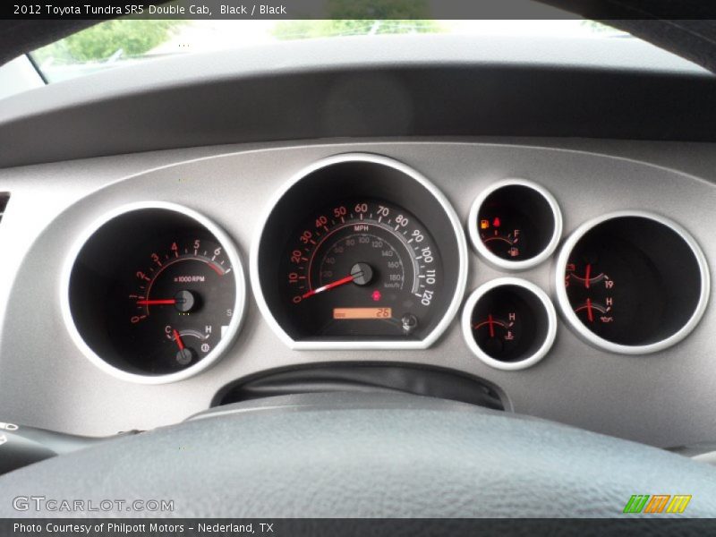 Black / Black 2012 Toyota Tundra SR5 Double Cab