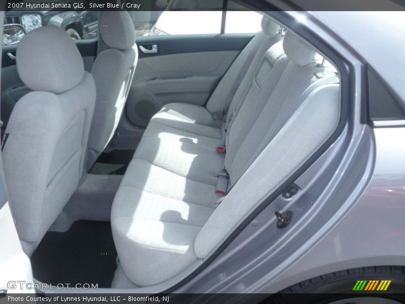 Silver Blue / Gray 2007 Hyundai Sonata GLS