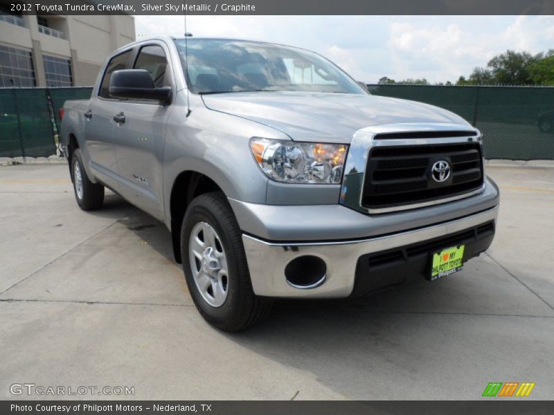 Silver Sky Metallic / Graphite 2012 Toyota Tundra CrewMax