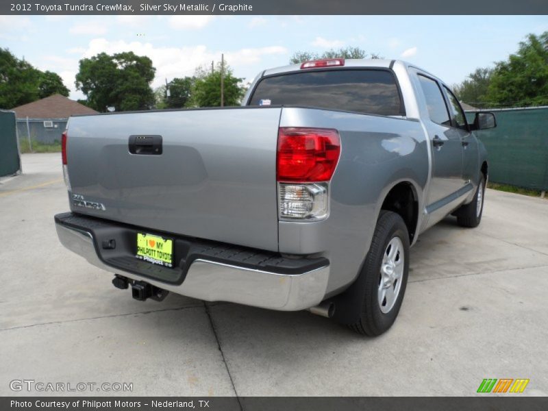 Silver Sky Metallic / Graphite 2012 Toyota Tundra CrewMax