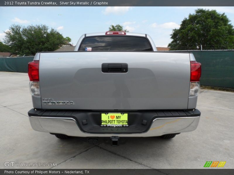 Silver Sky Metallic / Graphite 2012 Toyota Tundra CrewMax