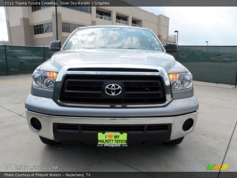 Silver Sky Metallic / Graphite 2012 Toyota Tundra CrewMax