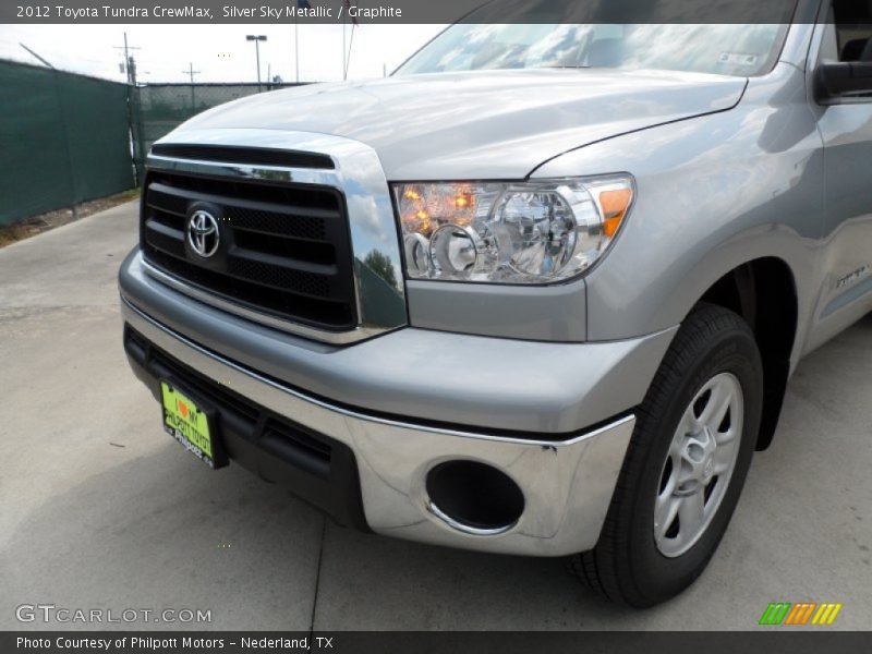 Silver Sky Metallic / Graphite 2012 Toyota Tundra CrewMax