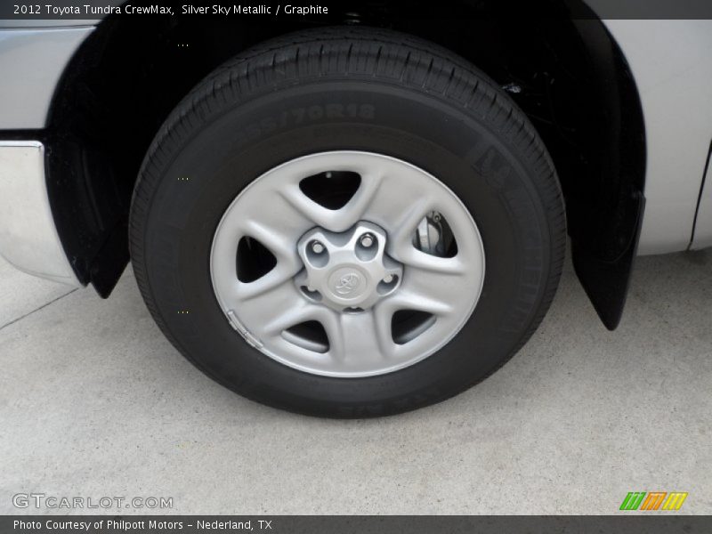 Silver Sky Metallic / Graphite 2012 Toyota Tundra CrewMax