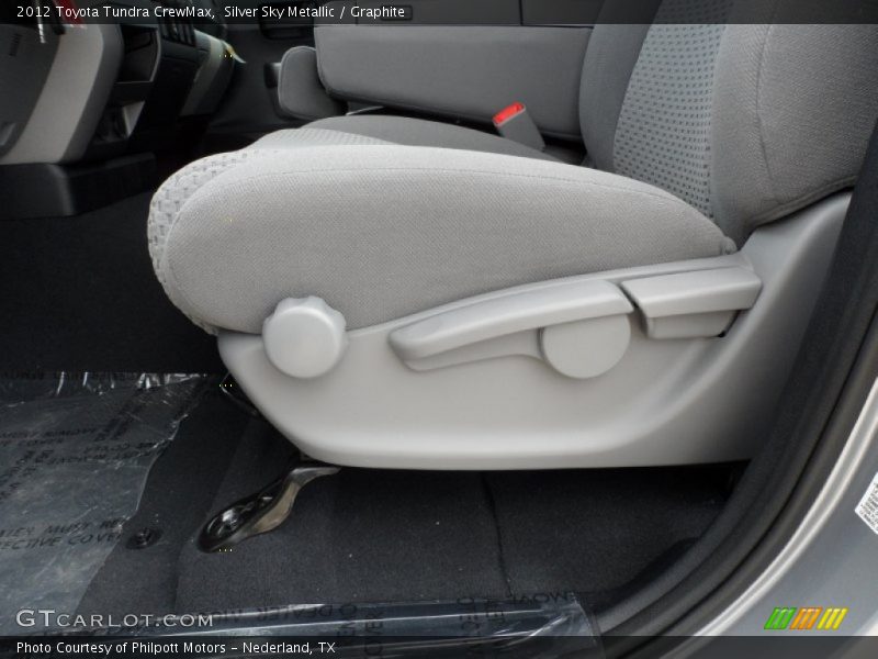 Silver Sky Metallic / Graphite 2012 Toyota Tundra CrewMax