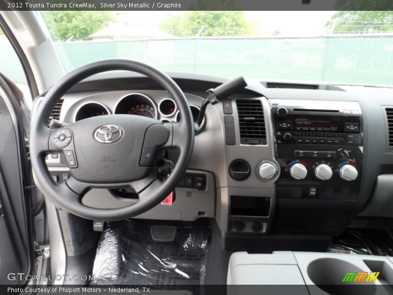 Silver Sky Metallic / Graphite 2012 Toyota Tundra CrewMax