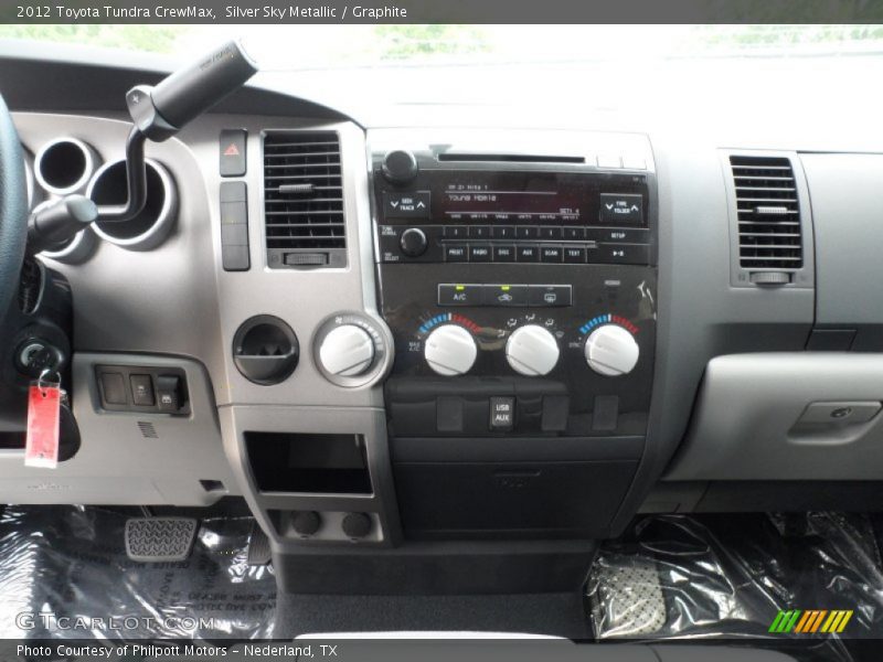 Silver Sky Metallic / Graphite 2012 Toyota Tundra CrewMax