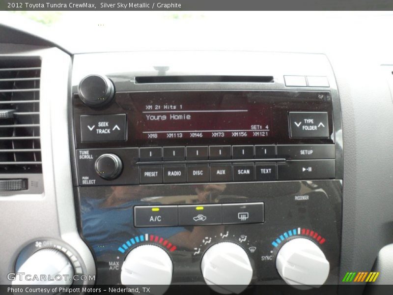 Silver Sky Metallic / Graphite 2012 Toyota Tundra CrewMax