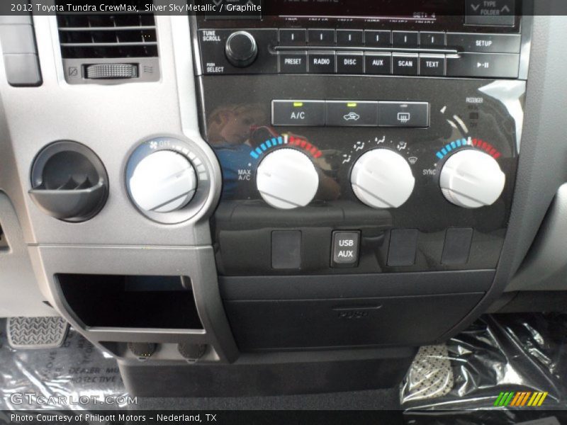 Silver Sky Metallic / Graphite 2012 Toyota Tundra CrewMax