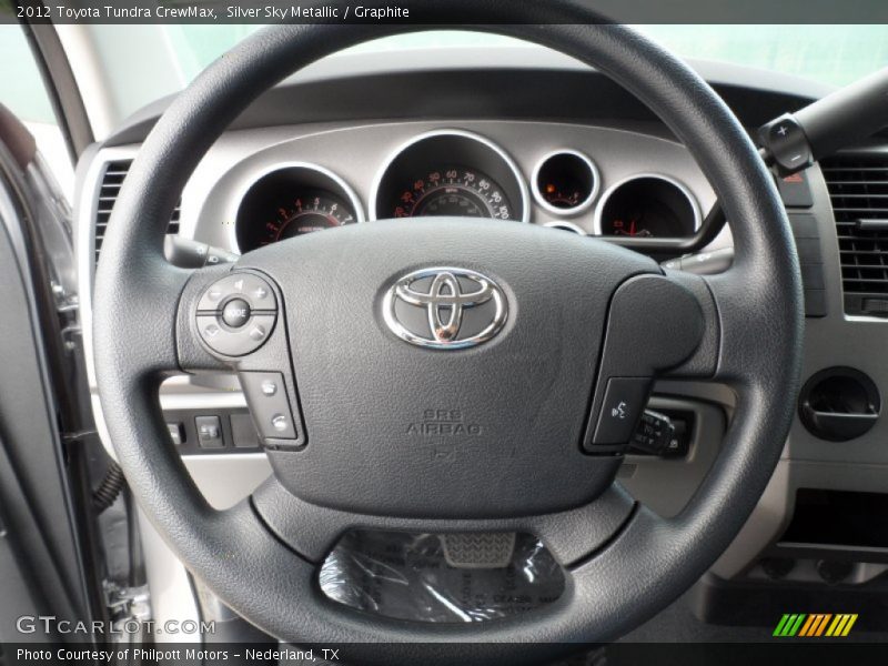 Silver Sky Metallic / Graphite 2012 Toyota Tundra CrewMax