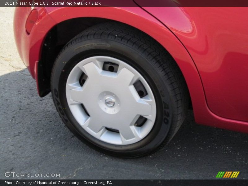 Scarlet Red Metallic / Black 2011 Nissan Cube 1.8 S