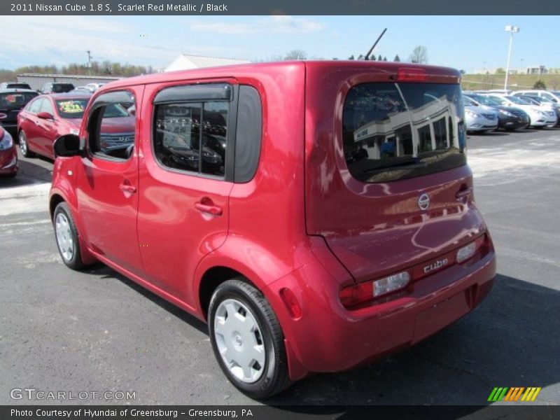 Scarlet Red Metallic / Black 2011 Nissan Cube 1.8 S