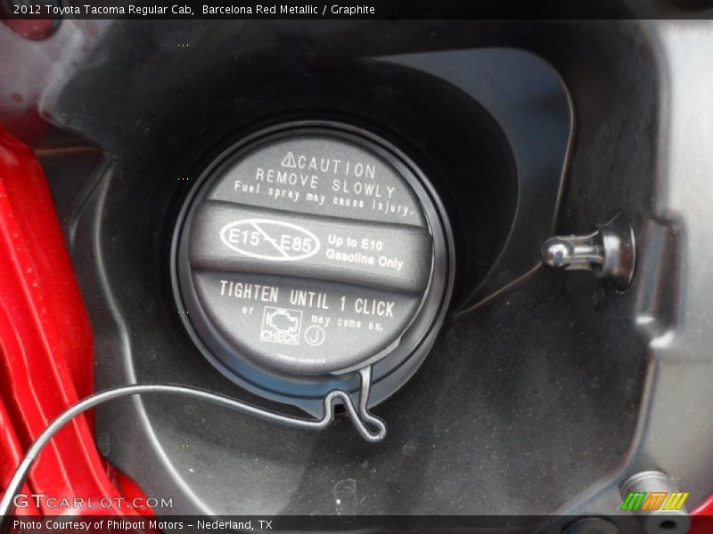 Barcelona Red Metallic / Graphite 2012 Toyota Tacoma Regular Cab