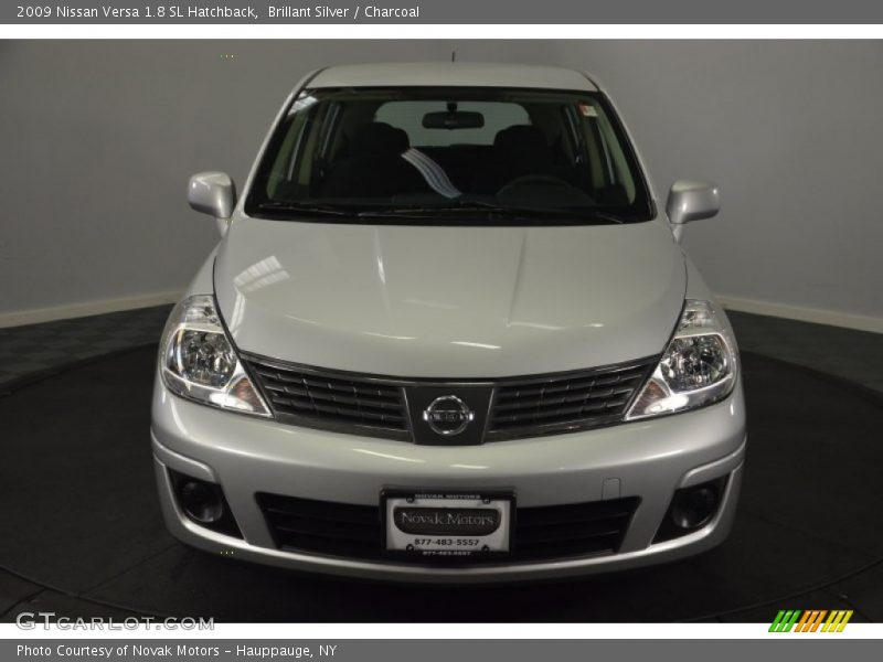 Brillant Silver / Charcoal 2009 Nissan Versa 1.8 SL Hatchback