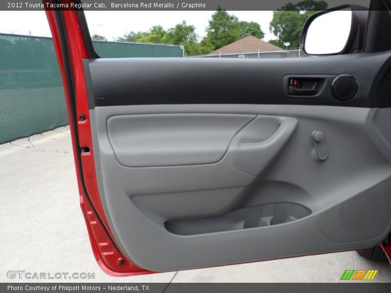 Barcelona Red Metallic / Graphite 2012 Toyota Tacoma Regular Cab