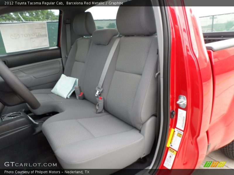 Barcelona Red Metallic / Graphite 2012 Toyota Tacoma Regular Cab