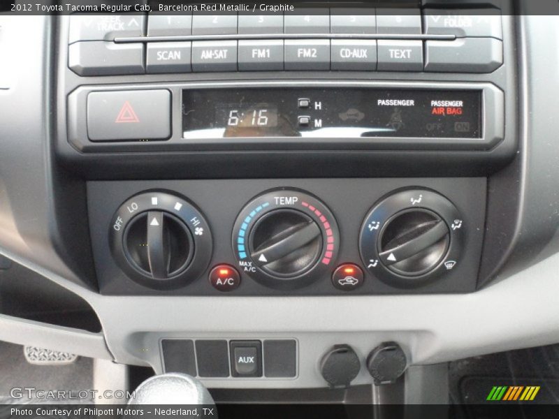 Barcelona Red Metallic / Graphite 2012 Toyota Tacoma Regular Cab