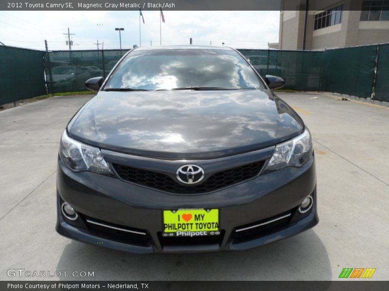 Magnetic Gray Metallic / Black/Ash 2012 Toyota Camry SE